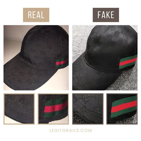 gucci fake cap|gucci caps real vs fake.